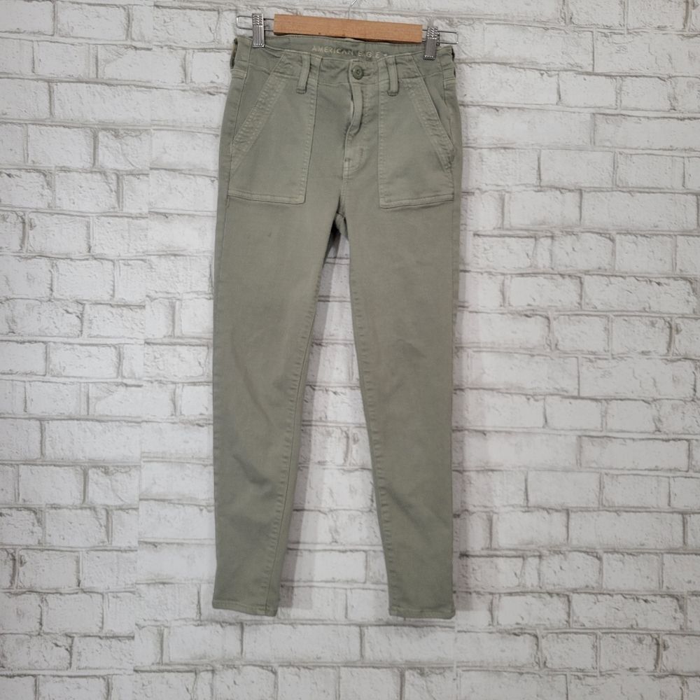 AEO hi-rise jegging crop jeans